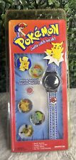 Vintage Pokemon Watch NEW in Blister Pack 1999 Pikachu Nintendo picture