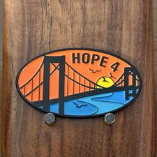 Hope 4 Bridge Themed 5 Years Anniversary Challenge Coin  W#22 picture