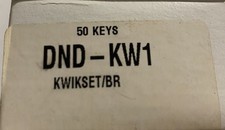 ILCO DND-KW1 Key Blanks For KWIKSET Lock. 50 Keys Per Box. picture