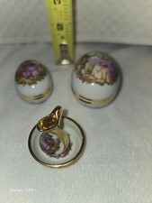 Vintage Limoges France Miniature Porcelain Courting Couple Collection – 6 Pieces picture