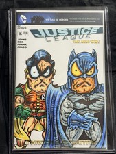 Justice League #16 | Batman & Robin Sketch | Unknown Artist picture