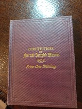 1908 Constitutions of Free and Accepted Masons   Freemasonry  masonic/843 picture