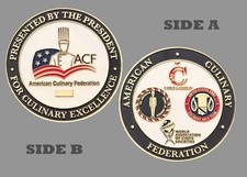 American Culinary Federation Chef Excellence Challenge Coin 1#27 picture