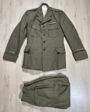 Pre WW2 era French Army Uniform Tunic Pants Breeches SET Interwar WW1 Ribbon Bar picture