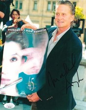 Michael Douglas autograph signed 1997 San Sebastian Film Festival 8x10 photo JSA picture