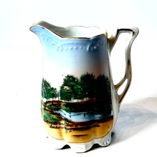 OLD FORT MALDEN ONTARIO CANADA Souvenir ANTIQUE CHINA TRINKET CREAMER picture