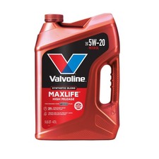 High Mileage 5W-20 Synthetic Blend Motor Oil 5 Quart picture