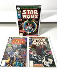 Star Wars #1 - 3 (VF+) 1977 35¢ Whitman Prints Marvel Comics - Skywalker Vader picture