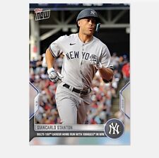 Giancarlo Stanton 100th Career HR Yankees- 2022 MLB TOPPS NOW Card 453 Presale picture
