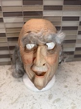 Vintage 1970’s? Cesar Old Person Halloween Face Mask picture