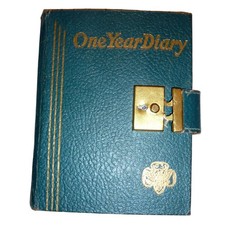 Vintage 1949 1950 Girl Scout Diary Journal Denver CO Nuggets Basketball History picture