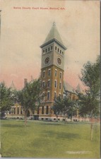 Postcard Arkansas AR Benton Court House Saline County 1910s picture