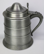 Vintage 1967 Pewtertone Pewter Ice Bucket Stein Made in Italy Seymour Mann picture