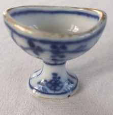 Antique 19thC German Tettau Strawflower Eye Bath Eyebath Porzellan Augenbad picture