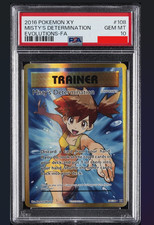 2016 POKEMON XY EVOLUTIONS #108 FULL ART/MISTY'S DETERMINATION PSA 10 #1 picture