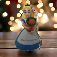 Alice in Wonderland Disney Grolier 1999 Dated Holiday Ornament picture