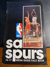1976-77 San Antonio Spurs Media Guide Fact Book NBA Basketball picture
