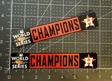 ** 2 - PACK ** Houston Astros World Series Champions 2022 Vinyl Sticker Banner picture