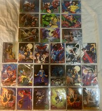 92 impel marvel universe 93 skybox 94 fleer ultra 600+ trading cards with binder picture