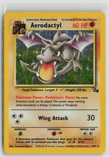Aerodactyl (1) Holo Rare Unlimited FO 01/62 MP picture