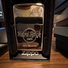 1999 Zippo Lighter New Orleans Hard Rock Cafe Pattern picture