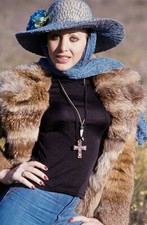 Spanish actress and singer Norma Duval during a photo shoot Ma- 1977 Old Photo picture