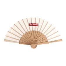Supreme Sasquatchfabrix Folding fan white Wood/cloth picture