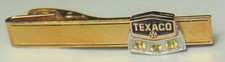 ⛽️ VTG. TEXACO Gas/Oil Co. 10K emblem employee service award tie clip (Chevron) picture
