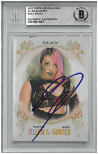 Asuka Signed Autograph Slabbed 2021 WWE Topps Heritage Allen & Ginter Card  BAS picture
