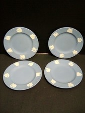 Wedgwood Jasperware Blue Grecian 4 plates 6
