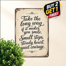 vintage inspirational quote poster centered cursive typography distressed picture