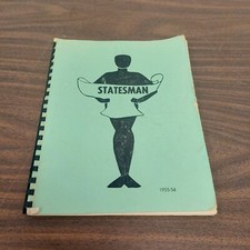 Vintage The Statesman Yearbook 1955-56 JUNIOR High School picture