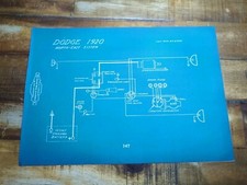 Dodge 1920 Antique Automotive Wiring Blueprint. + Dorris 1913 H picture