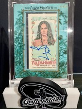 2026 Topps Allen & Ginter Megan Fox Mini Framed Star Auto Blue /50 picture