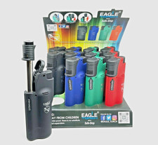 EAGLE TORCH EXTENDABLE TORCH LIGHTER- 4 PACK ASSORTED COLORS ($9.99 a unit) picture