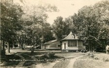 C-1920s Mc Peek's Cottage Lake Teronka Waterville Minnesota RPPC Postcard 814 picture
