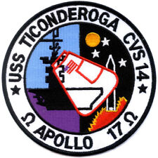 CVS-14 USS Ticonderoga Patch Apollo 17 picture
