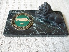 2007-CONCOURS d'ELEGANCE MEADOW BROOK HALL-MARBLE-AWARD-LION SCULTURE-DON SOMMER picture