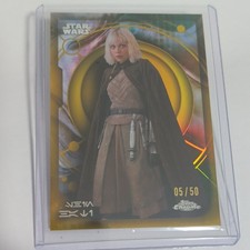 2026 Topps Chrome Star Wars AHSOKA Shin Hati Gold Refractor AURE-56 05/50 picture