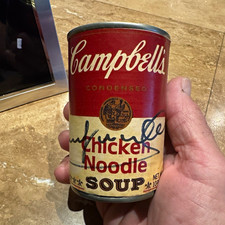 Authentic Andy Warhol Signed Vintage Campbell's Soup Can Autographed Rare picture