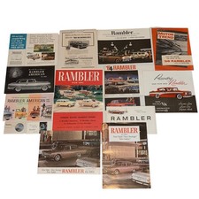Rambler Dealer Brochure Lot AMC Nash Hudson VTG Sales Literature Catalog OEM picture