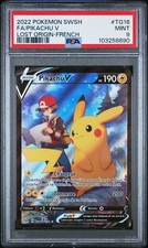 Pokemon Card - Pikachu V TG16/TG30 - PSA 9 - Lost Origin - FR picture
