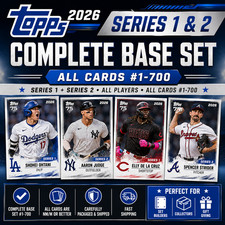 2026 Topps Series 1 and 2 Complete Base Set #1-700 picture