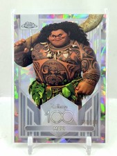 2023 Topps Chrome Disney 100 Years Maui Diamond Refractor 60/100 SP Moana picture