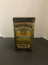 Antique c.1923 Monarch Green Tea Tin Reid Murdock & Co. picture