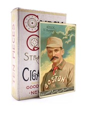 Gypsy Queen Cigarette Pack 1888 King Kelly Baseball Card 1909 (Reprint) Handmade picture