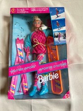Winter Sport BARBIE Doll Set Barbie Winter Ski Snowboard Dolls From Japan picture