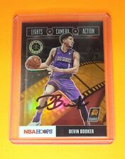 Autograph Signed Devin Booker Panini NBA Hoops Basketball Card #25 Suns  picture