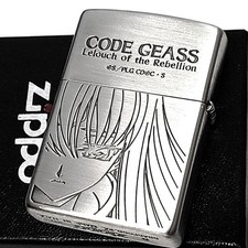 Zippo Code Geass Lelouch of the Rebellion C.C. Silver Regular Lighter picture