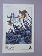 Beasts of Burden Promo Sticker - Signed/Sketch by Evan Dorkin RARE NY Comic Con picture